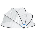 Bassengkuppel Rund 315X158 Cm Pvc