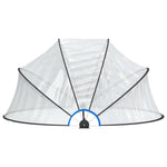 Bassengkuppel Rund 315X158 Cm Pvc