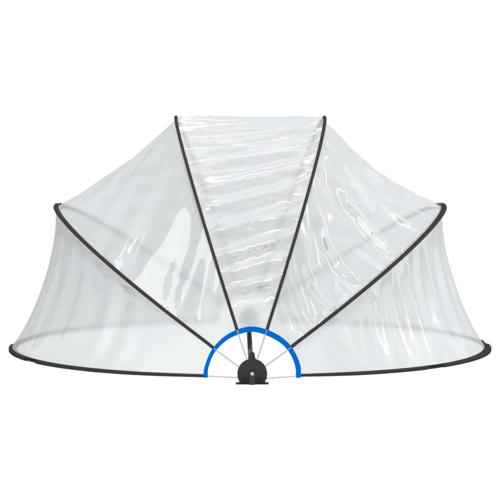 Bassengkuppel Rund 315X158 Cm Pvc