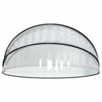 Bassengkuppel Rund 315X158 Cm Pvc