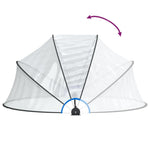 Bassengkuppel Rund 315X158 Cm Pvc