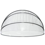 Bassengkuppel Rund 376X188 Cm Pvc