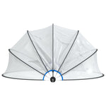Bassengkuppel Rund 406X203 Cm Pvc