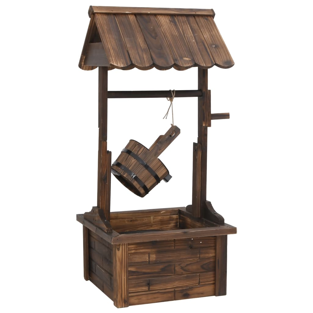 Fontene Med Pumpe Ønskebrønn 57X50X112 Cm Heltre Gran