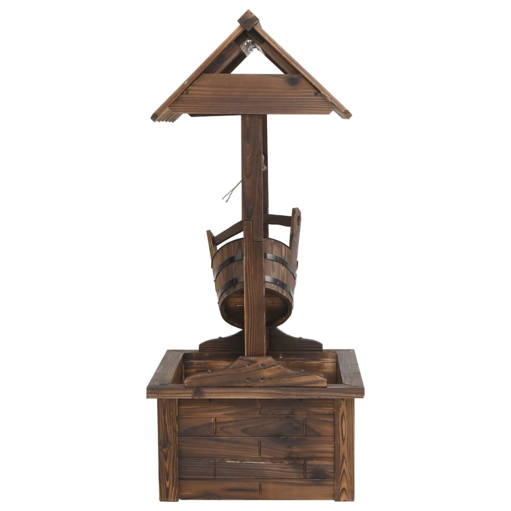 Fontene Med Pumpe Ønskebrønn 57X50X112 Cm Heltre Gran