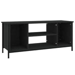 Tv-Benk Svart 102X35X45 Cm Konstruert Tre