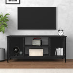 Tv-Benk Svart 102X35X45 Cm Konstruert Tre