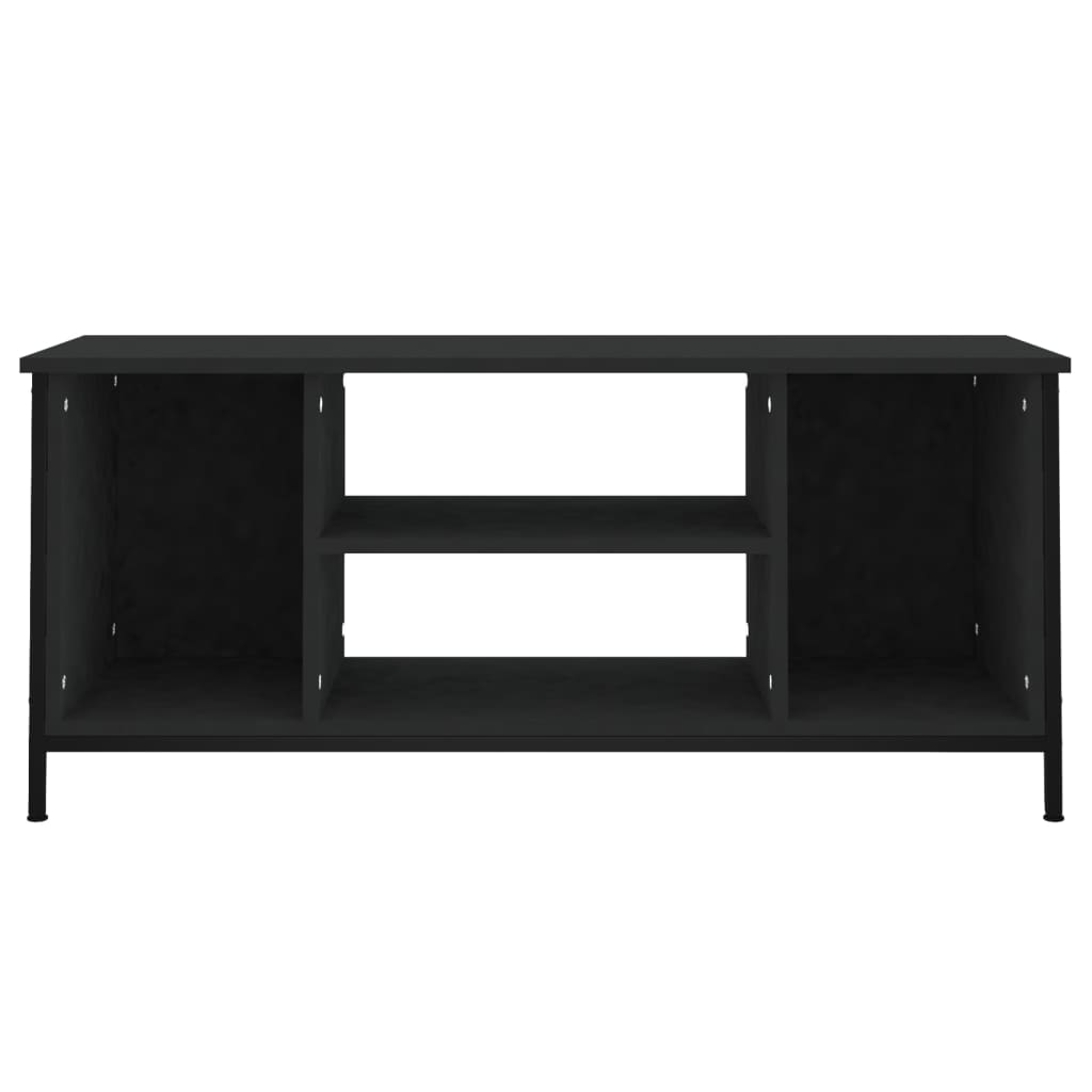 Tv-Benk Svart 102X35X45 Cm Konstruert Tre