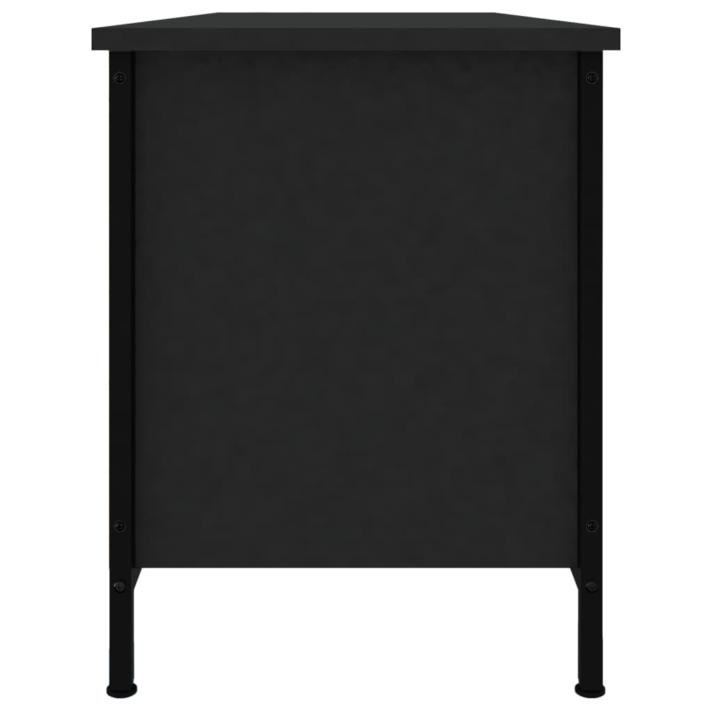 Tv-Benk Svart 102X35X45 Cm Konstruert Tre