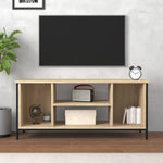 Tv-Benk Sonoma Eik 102X35X45 Cm Konstruert Tre