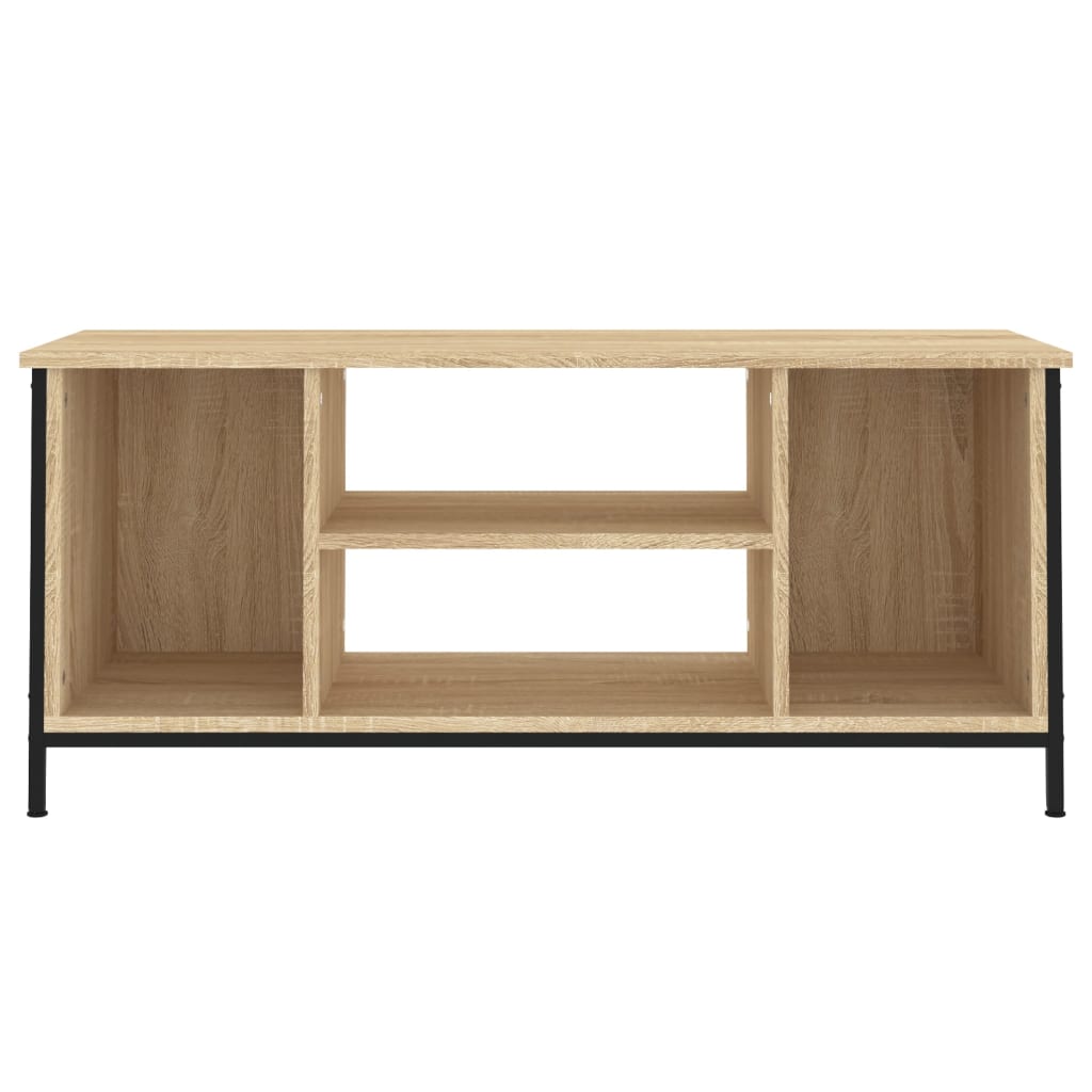 Tv-Benk Sonoma Eik 102X35X45 Cm Konstruert Tre
