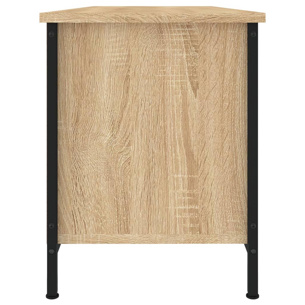 Tv-Benk Sonoma Eik 102X35X45 Cm Konstruert Tre