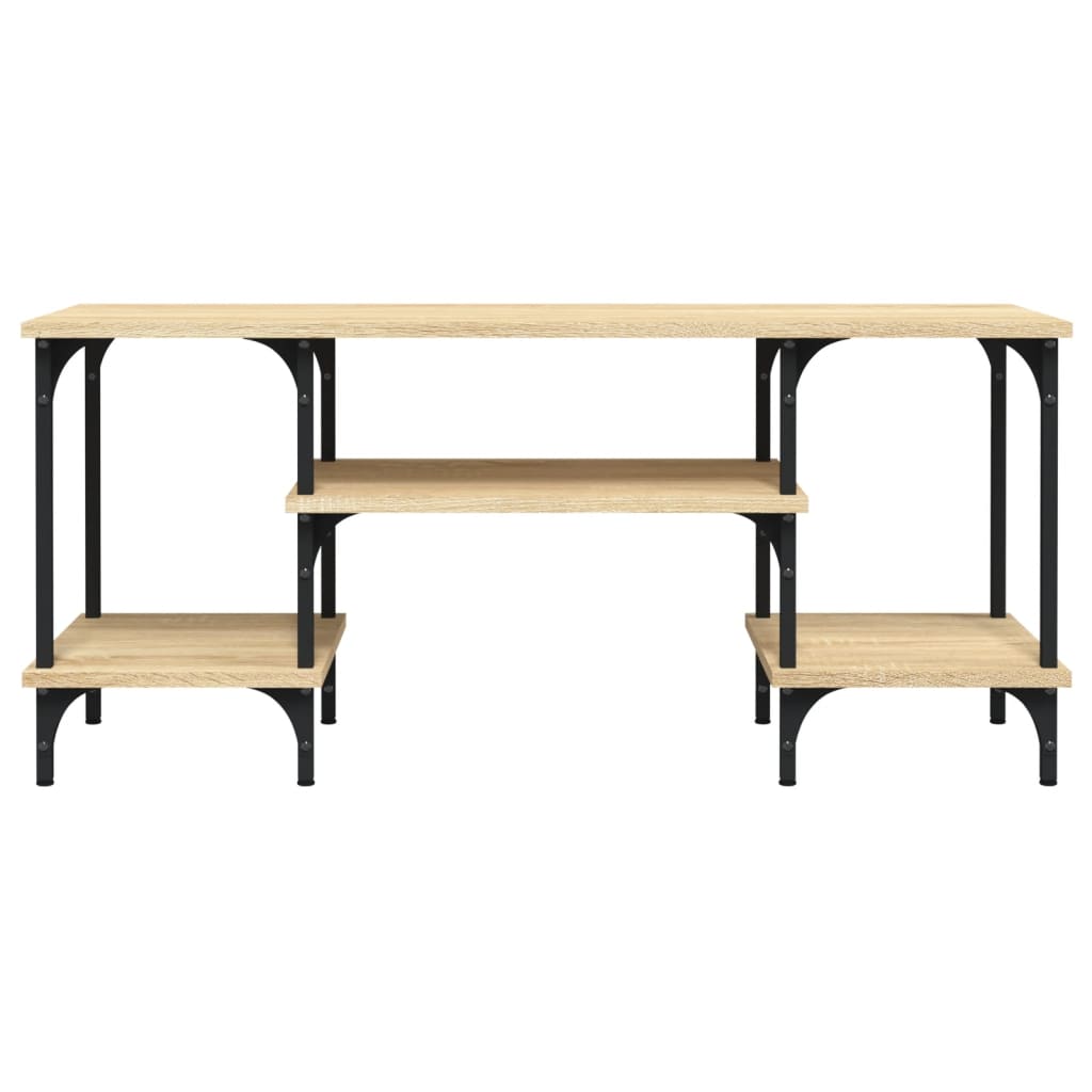 Tv-Benk Sonoma Eik 102X35X45,5 Cm Konstruert Tre