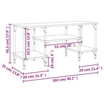 Tv-Benk Sonoma Eik 102X35X45,5 Cm Konstruert Tre