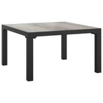 Utendørs Salongbord Grå 55X55X31 Cm Dpc Og Stål