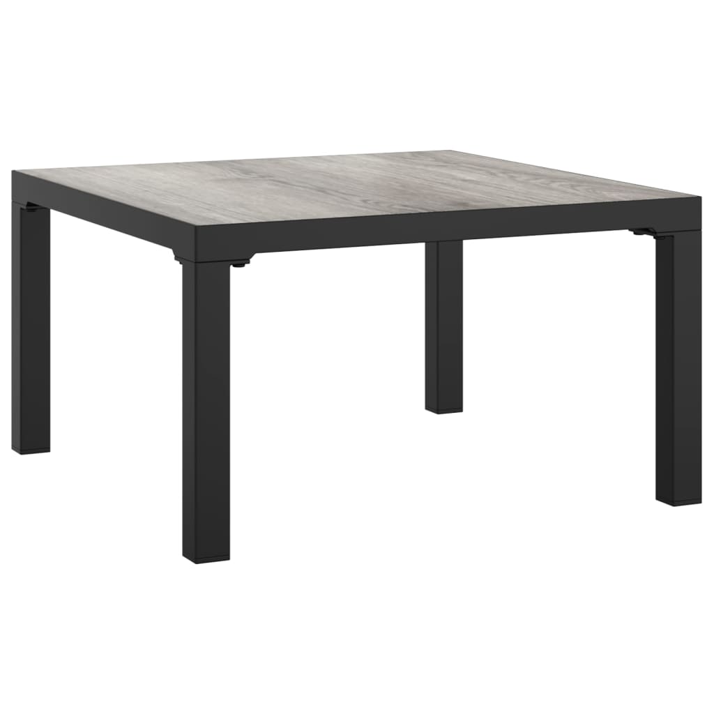 Utendørs Salongbord Grå 55X55X31 Cm Dpc Og Stål