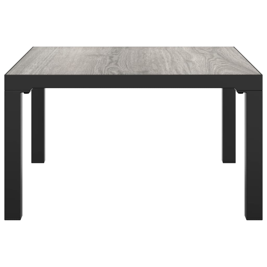 Utendørs Salongbord Grå 55X55X31 Cm Dpc Og Stål