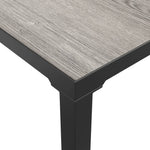 Utendørs Salongbord Grå 55X55X31 Cm Dpc Og Stål