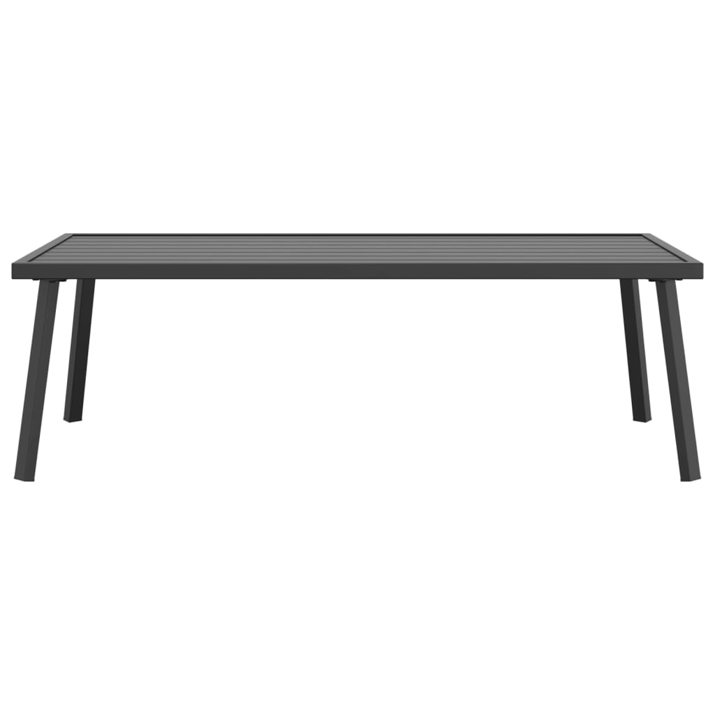Utendørs Salongbord Antrasitt 110X55X35Cm Stål