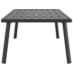Utendørs Salongbord Antrasitt 110X55X35Cm Stål