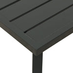Utendørs Salongbord Antrasitt 110X55X35Cm Stål