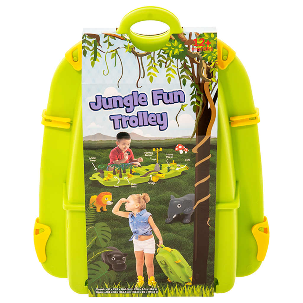 Leketralle Jungel 51X21,5X66,5 Cm Polypropylen