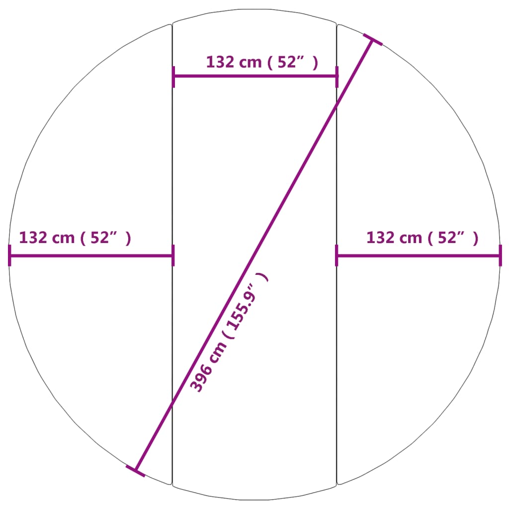 Bassengduk Lysegrå Ø396 Cm Polyester Geotekstil