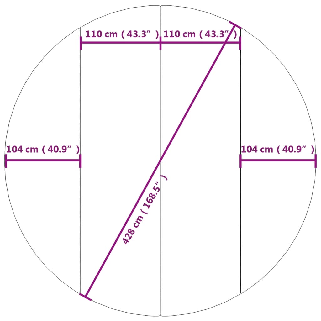 Bassengduk Lysegrå Ø428 Cm Polyester Geotekstil