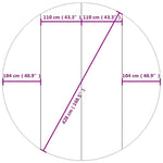 Bassengduk Lysegrå Ø428 Cm Polyester Geotekstil
