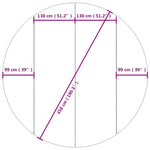 Bassengduk Lysegrå Ø458 Cm Polyester Geotekstil