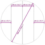 Bassengduk Lysegrå Ø500 Cm Polyester Geotekstil