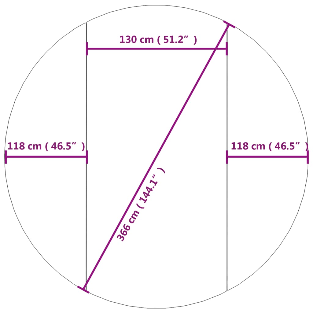 Bassengduk Lysegrå Ø366 Cm Polyester Geotekstil