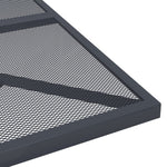Hagebord Antrasitt 80X80X72,5 Cm Stål Netting