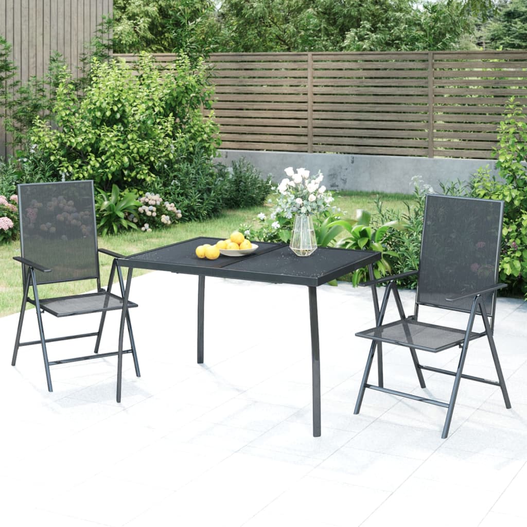 Hagebord Antrasitt 110X80X72 Cm Stål Netting
