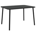 Hagebord Antrasitt 110X80X71 Cm Stål