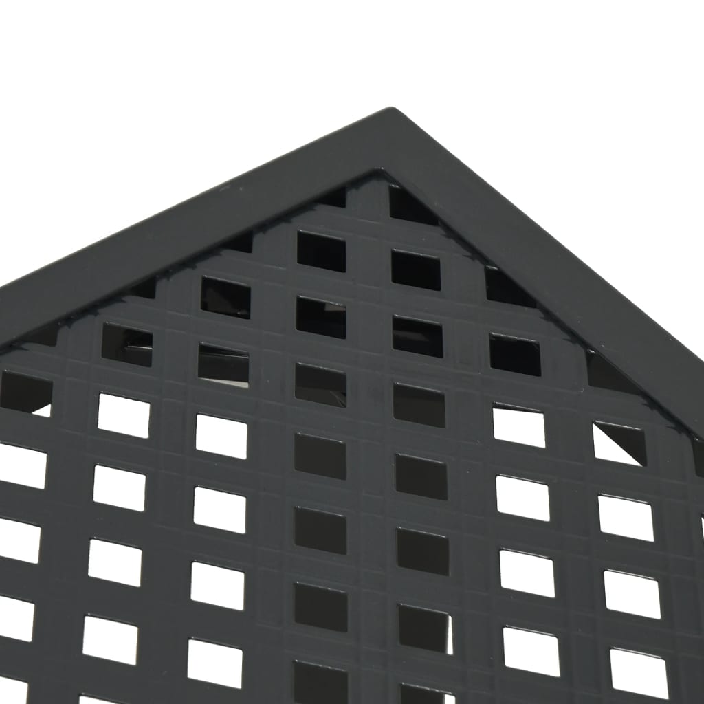 Hagebord Antrasitt 165X80X72 Cm Stål