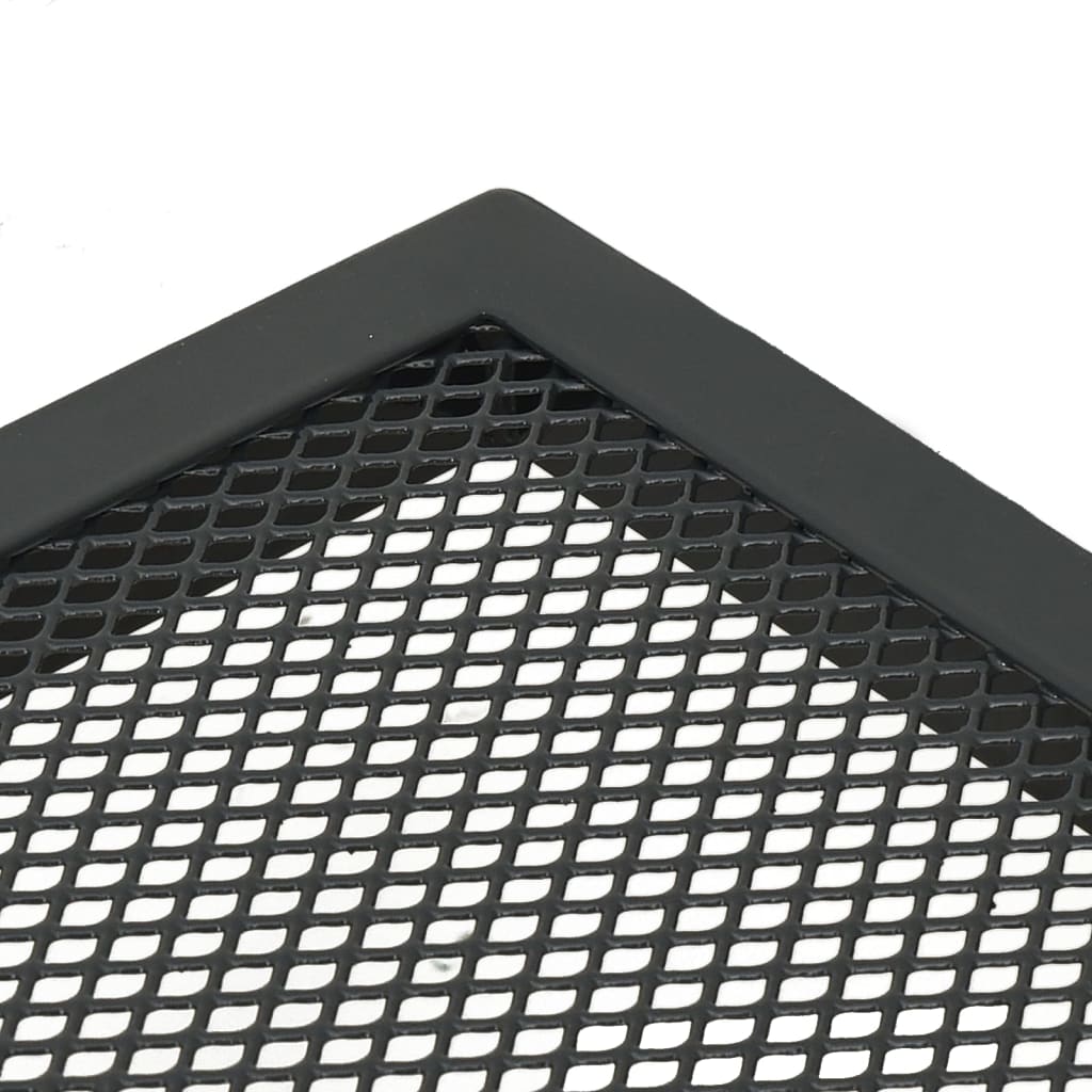 Sammenleggbart Hagebord Antrasitt 110X80X72 Cm Stål Netting