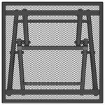 Sammenleggbart Hagebord Antrasitt 38X38X38 Cm Stål Netting