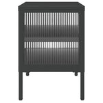 Tv-Benk Svart 105X35X50 Cm Glass Og Stål