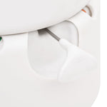 Integrert Campingtoalett Hvit 24+17 L Hdpe Og Emalje