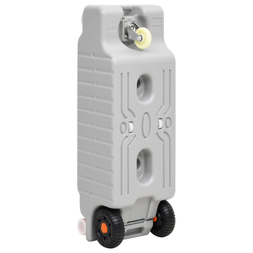 Vanntank Med Hjul For Camping 75 L Grå