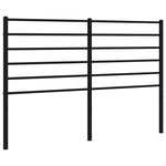 Utskiftbar Sengegavl I Metall Svart 135 Cm