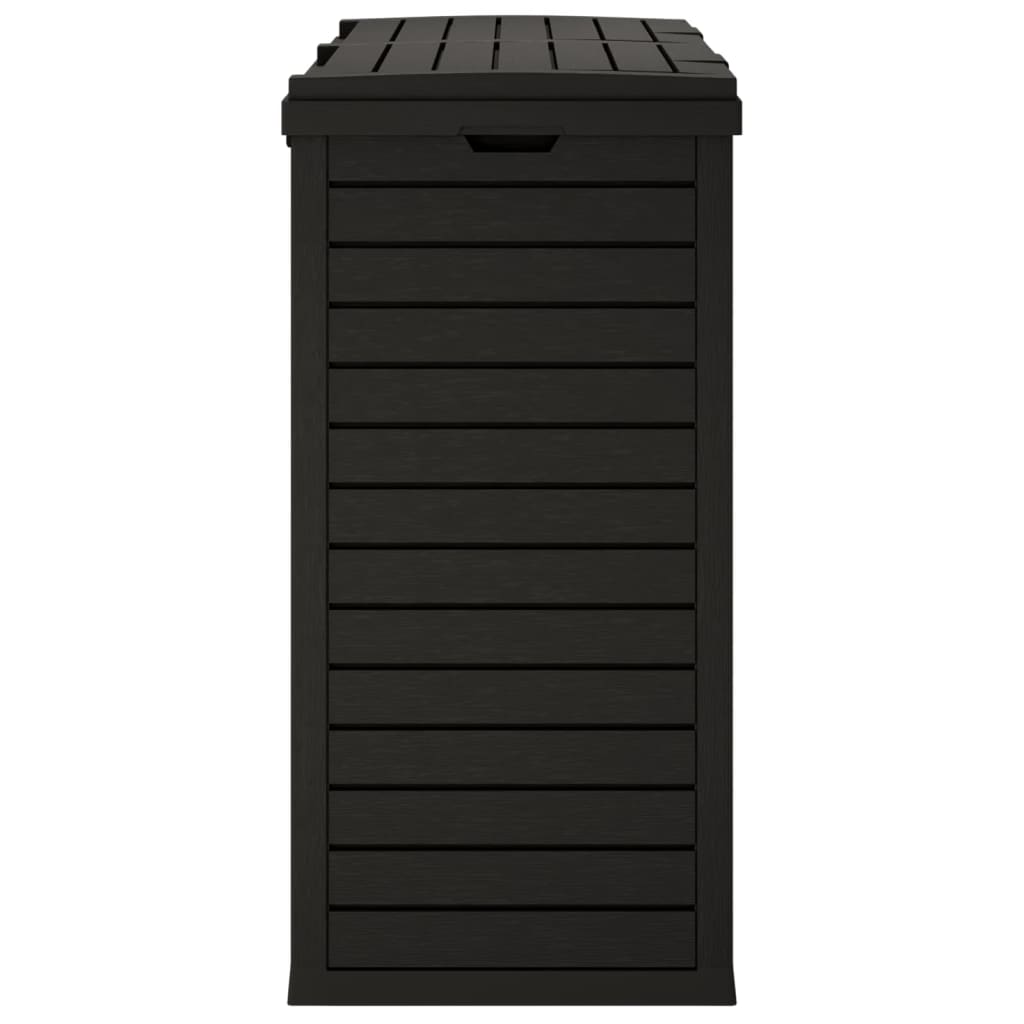 Utendørs Søppelkasse Svart 78X41X86 Cm Polypropylen