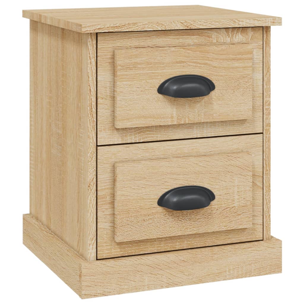 Nattbord Sonoma Eik 39X39X47,5 Cm Konstruert Tre