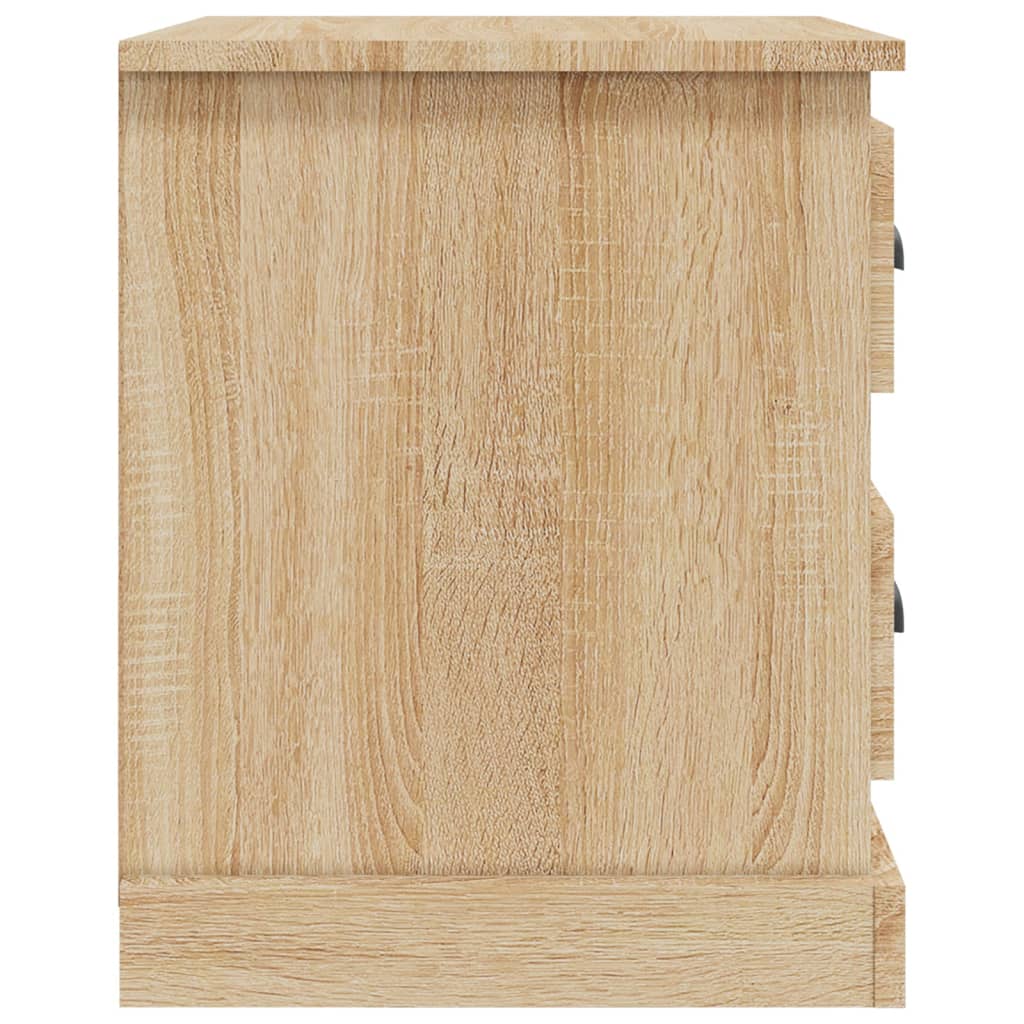 Nattbord Sonoma Eik 39X39X47,5 Cm Konstruert Tre