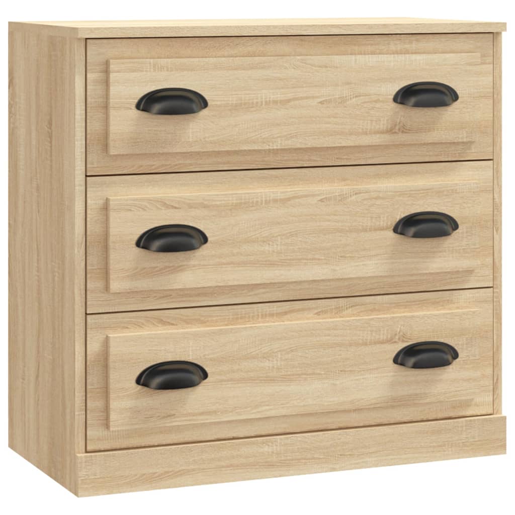 Skjenk Sonoma Eik 70X35,5X67,5 Cm Konstruert Tre