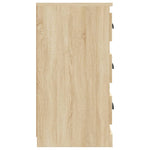 Skjenk Sonoma Eik 70X35,5X67,5 Cm Konstruert Tre