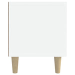 Tv-Benk Hvit 180X31,5X40 Cm Konstruert Tre
