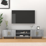 Tv-Benk Grå Sonoma 180X31,5X40 Cm Konstruert Tre