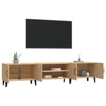 Tv-Skap Sonoma Eik 180X31,5X40 Cm Konstruert Tre